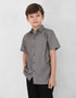 KIDS RADEN SHORT SLEEVE SHIRT (GREY)